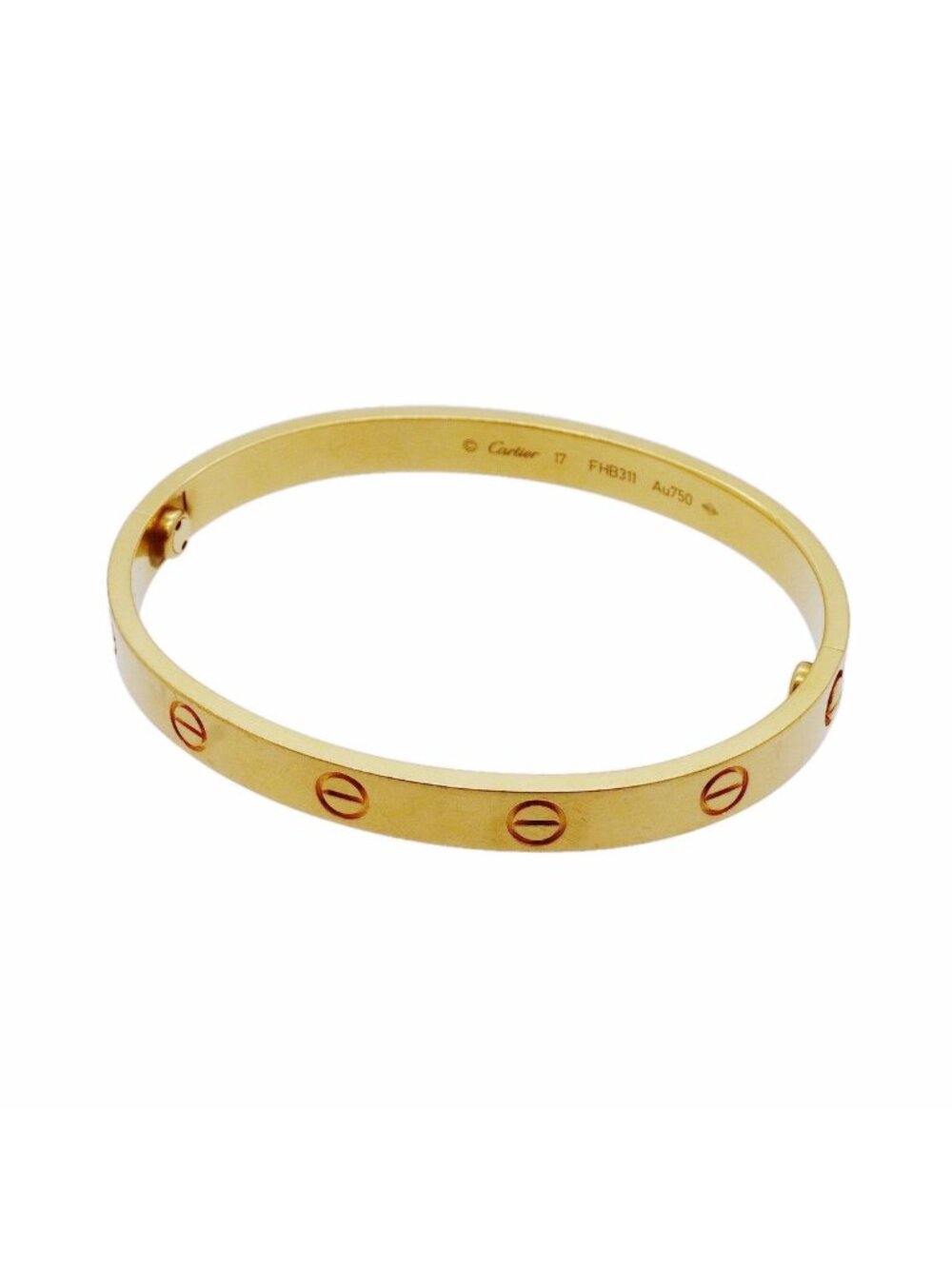 Cartier Bangle Love Bracelet 18k Yellow Gold